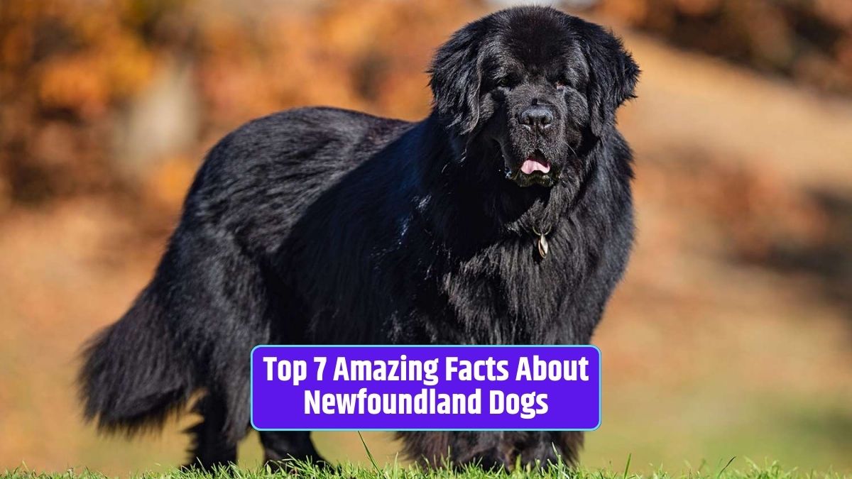 Newfoundland dog, amazing facts, gentle giant, water rescue, strength, double coat, family dogs, intelligence,